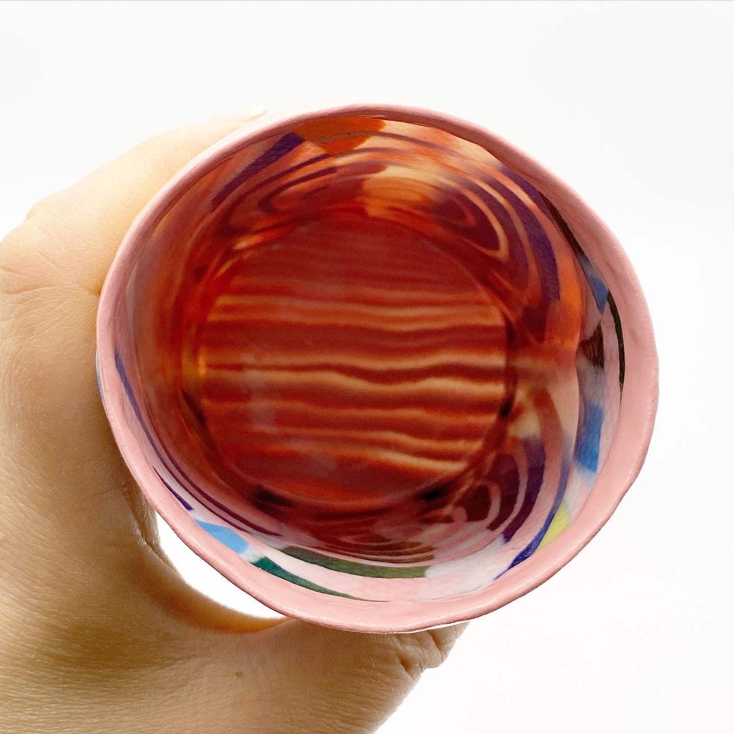 Rainbow Ripple Tumblers, Set of Two